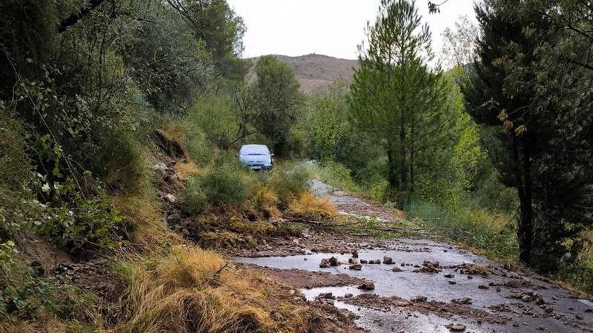 Daños del temporal del 15 de agosto en Bejís.