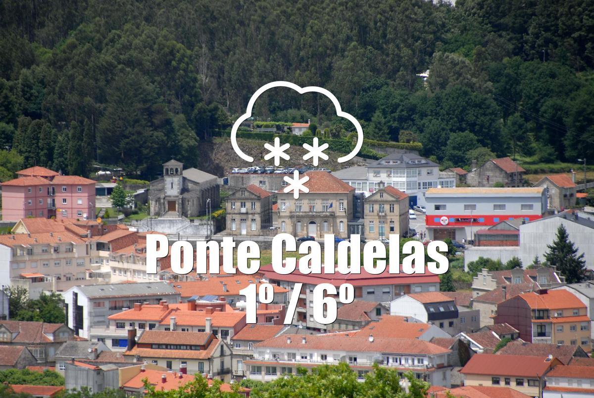 El tiempo en Ponte Caldelas: previsión meteorológica para hoy, viernes 23 de enero