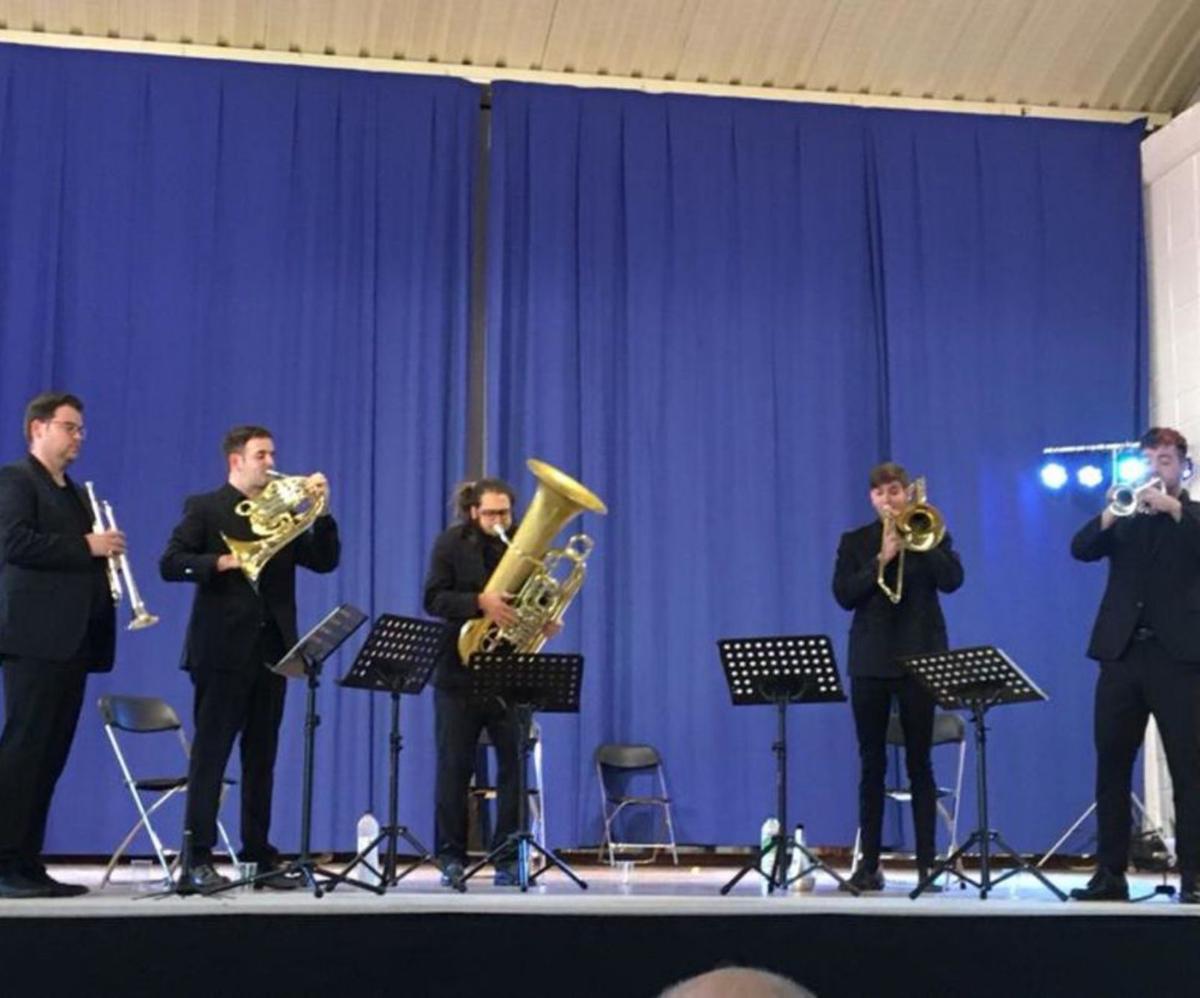 Actuación del quinteto Grosso Modo Brass Quintet. | SERVICIO ESPECIAL