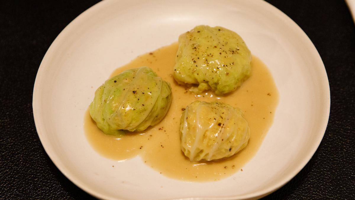 Los 'farcellets' de perdiz con escabeche suave de Grat, en Sabadell.