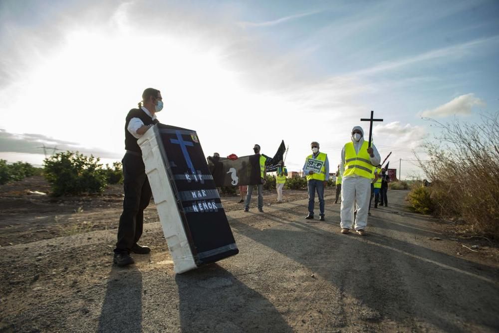 Manifestación en Los Alcázares por el ecocidio del Mar Menor