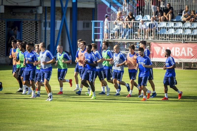 El Real Zaragoza vuelve a los entrenamientos