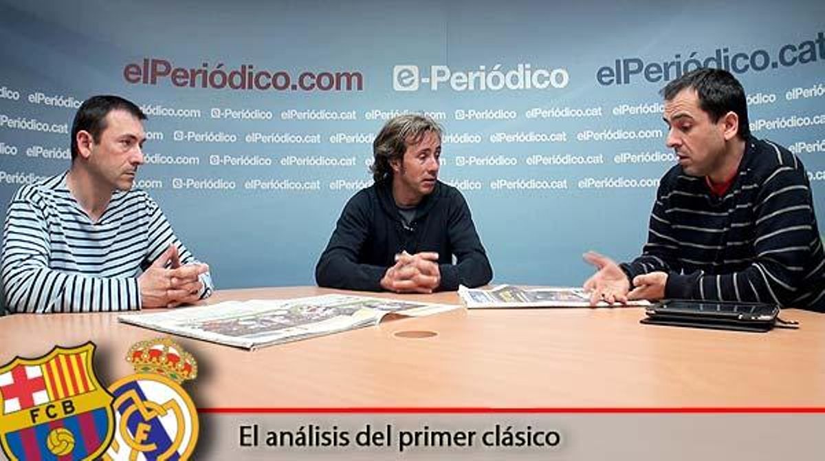 D. Torras, M. López i J. Domènech analitzen el partit del Bernabéu