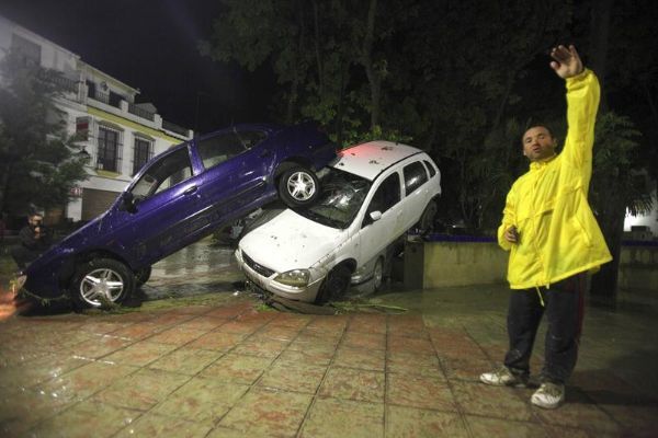 Inundaciones en Cañete