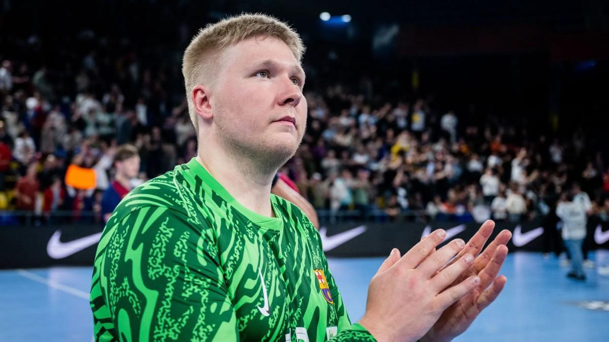 Emil Nielsen, una de las figuras de la temporada del Barça de Balonmano