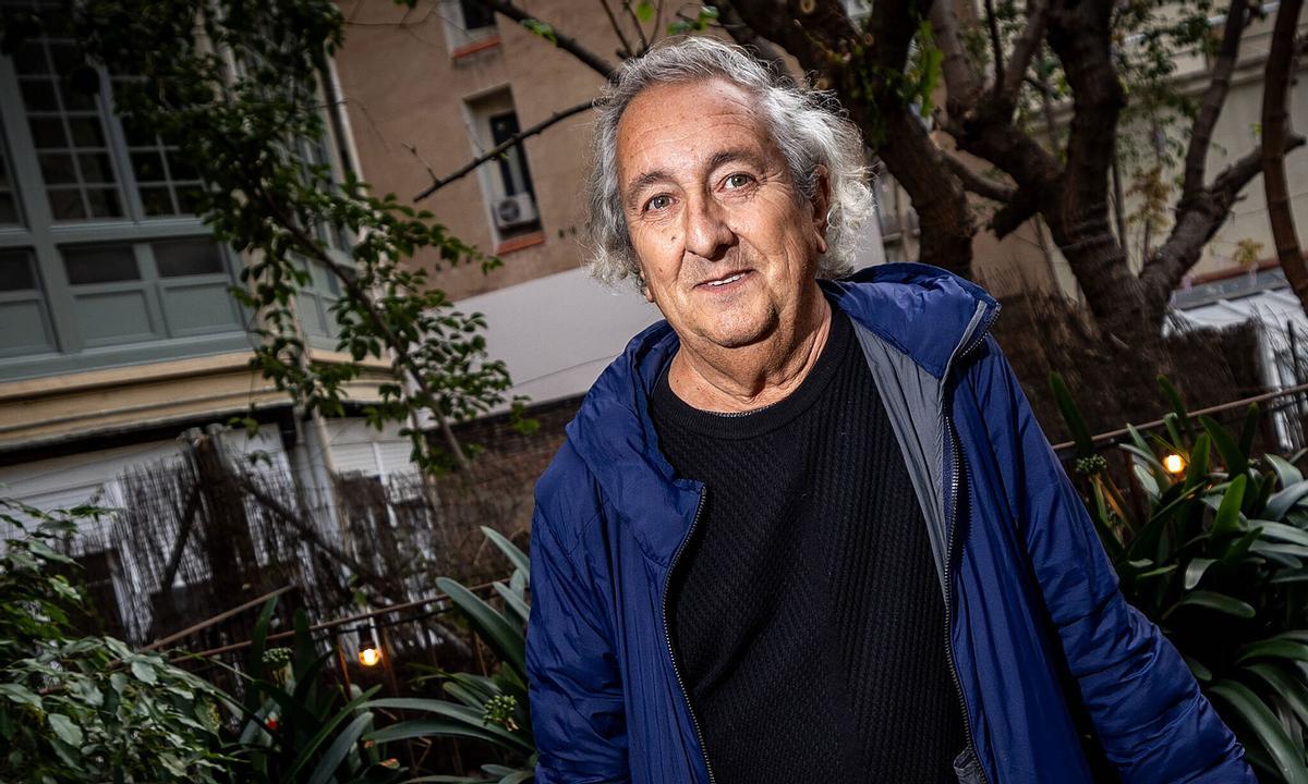 José Antonio Garriga Vela, en Barcelona, a principios de abril.