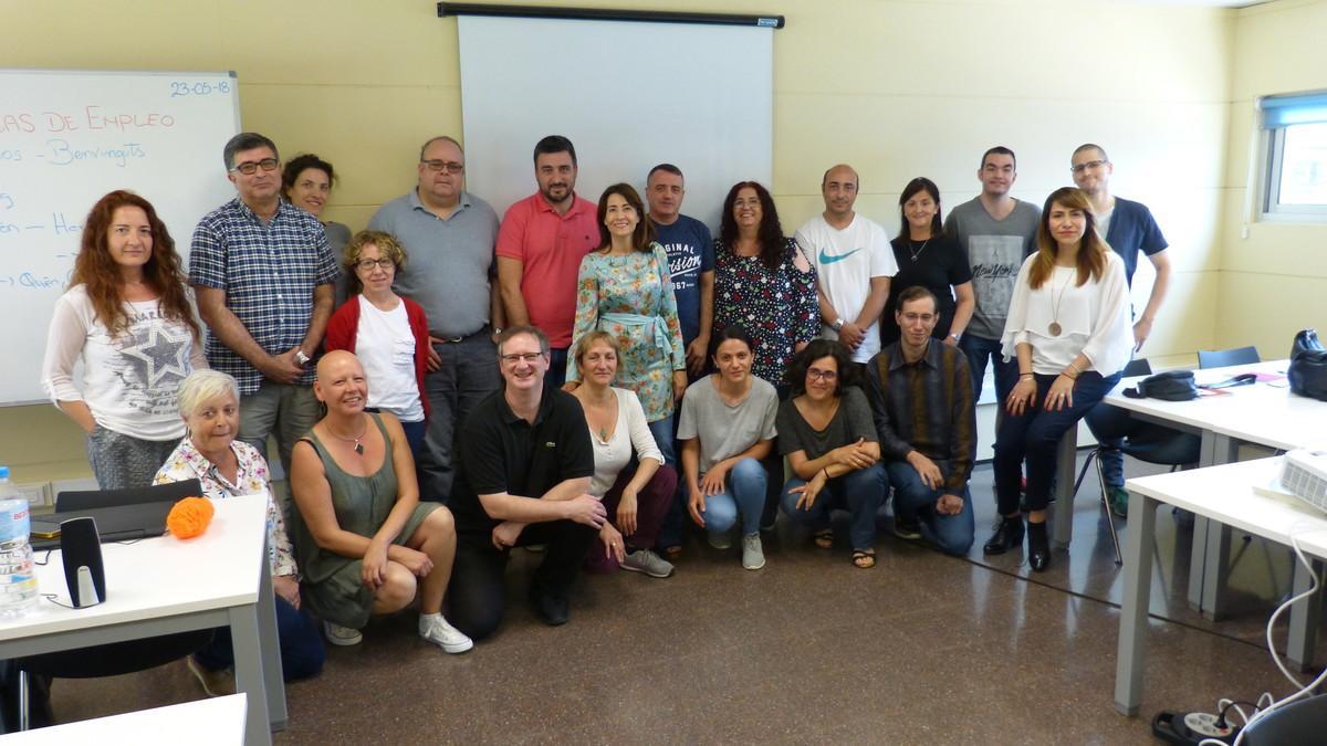 Participantes de la Lanzadera de Empleo de Gavà