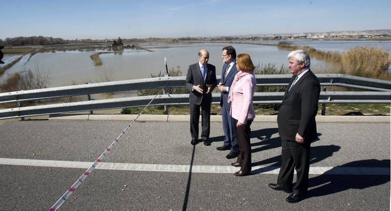 Fotogalería de la visita de Rajoy a la ribera del Ebro