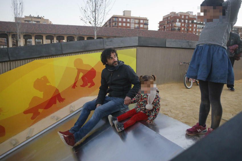 Quejas por el diseño de un tobogán del nuevo Parque Central de València