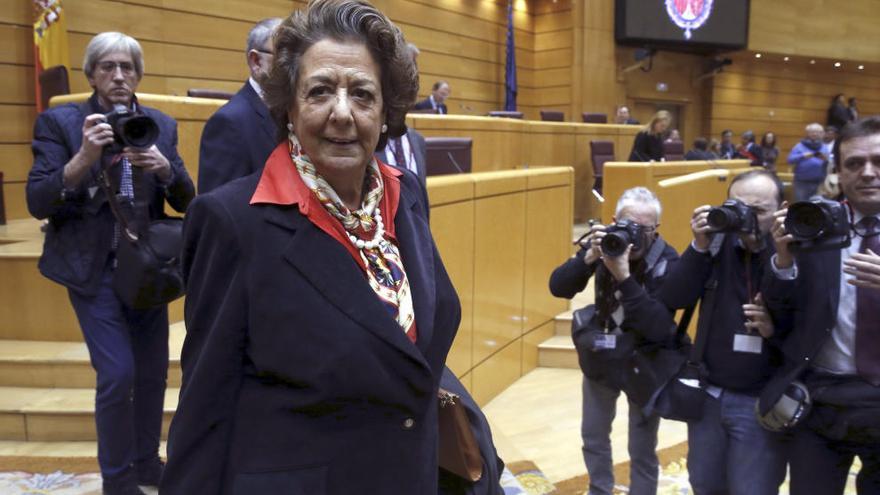 Rita Barberá, en el Senado.