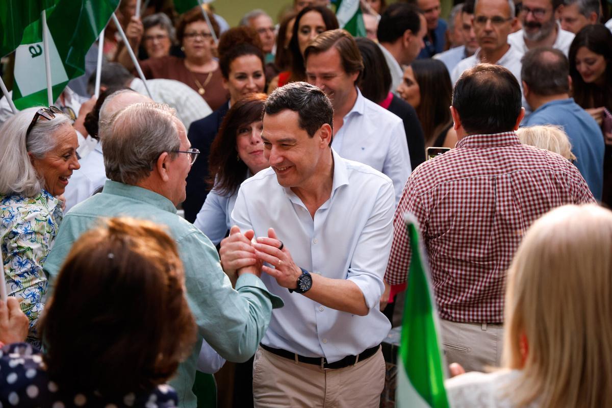 Juanma Moreno abre la campaña en Palma del Río