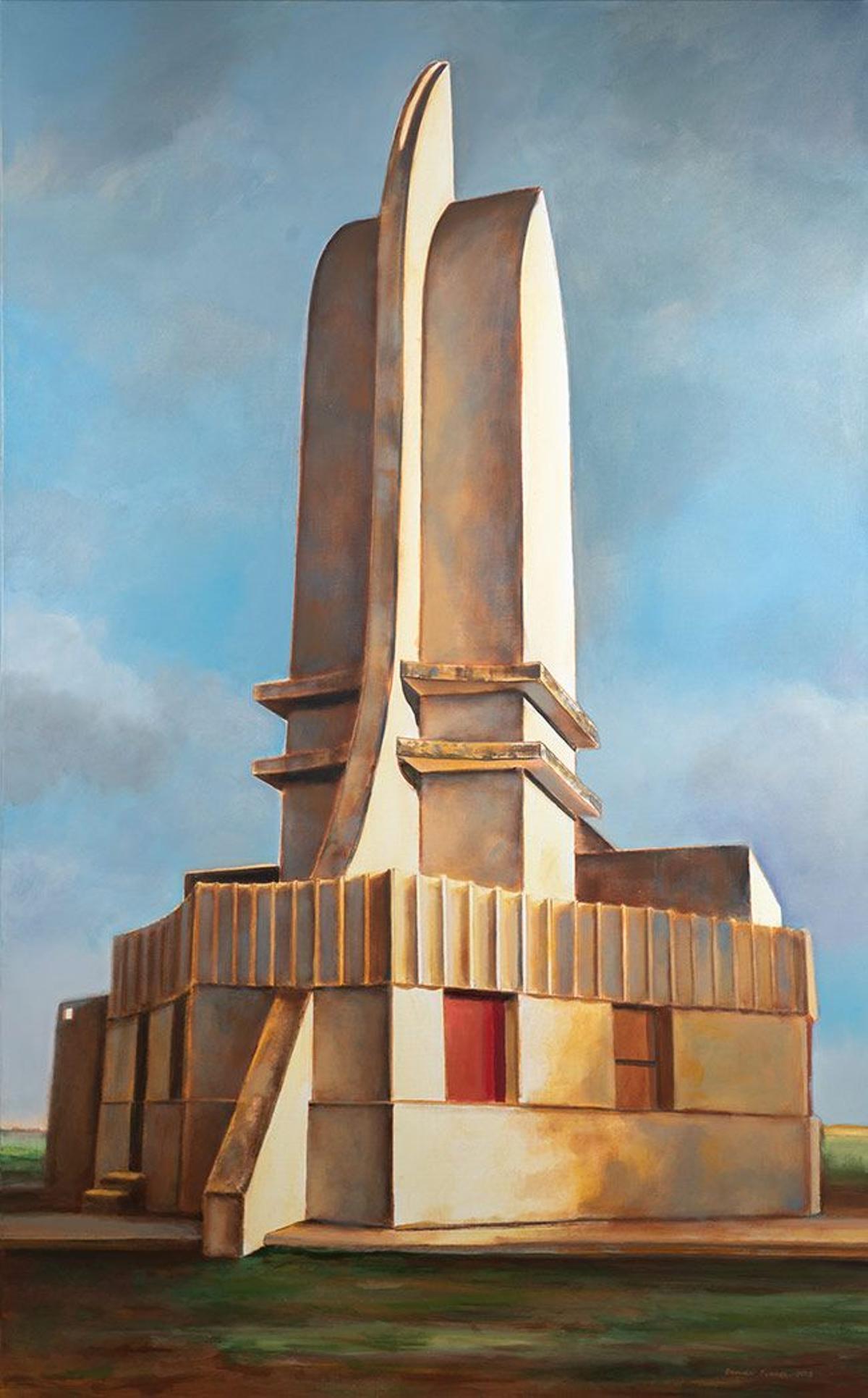 "Gnomón, reloj solar", de Damian Flores
