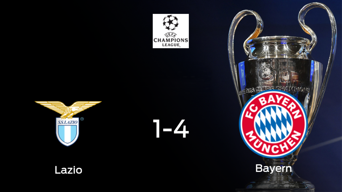 El Bayern de Múnich golea 1-4 a la Lazio y da un gran paso hacia los cuartos de final de la Champions League