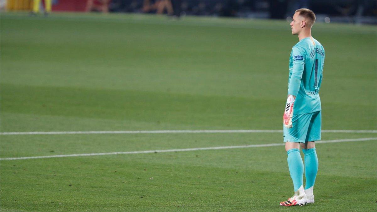 Marc-Andre Ter Stegen durante el Barça-Athletic Club de La Liga 2019/20
