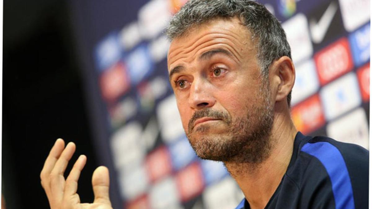 Luis Enrique Martínez, entrenador del FC Barcelona