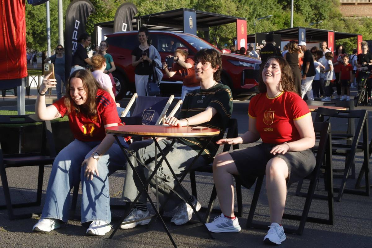 La fan zone de la selección española en Córdoba La fan zone de la selección española en Córdoba