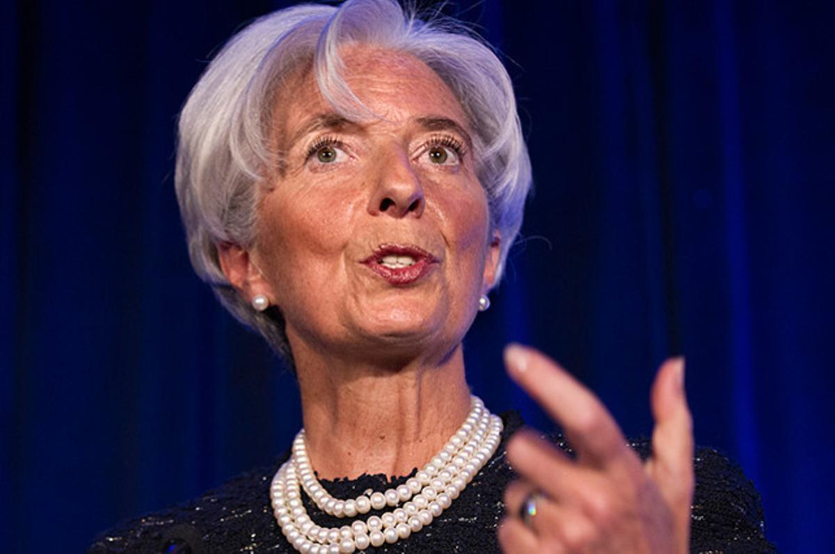 Christine Lagarde, la directora gerent del Fons Monetari Internacional (FMI). AP