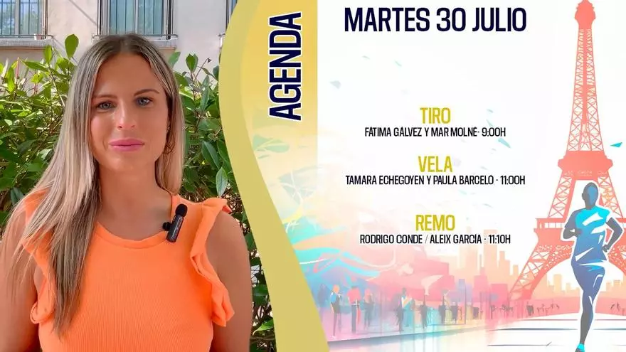 La agenda de los Juegos Olímpicos de París del 30 de julio