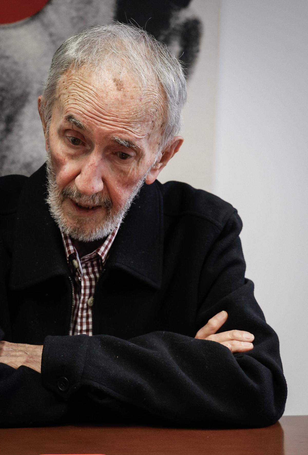 Pérez Montaner, durant l'entrevista.