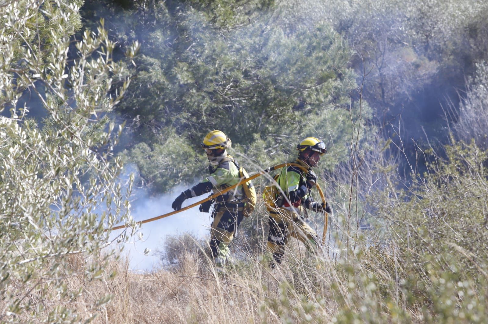 Las imágenes del incendio de Real