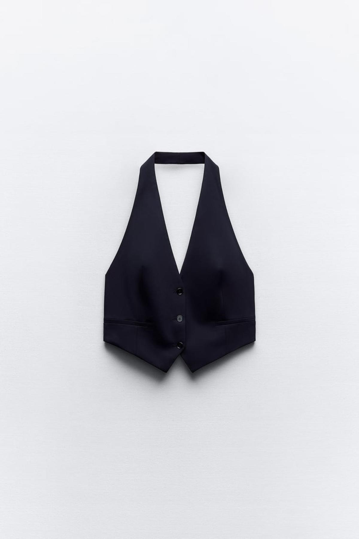 CHALECO HALTER AZUL MARINO