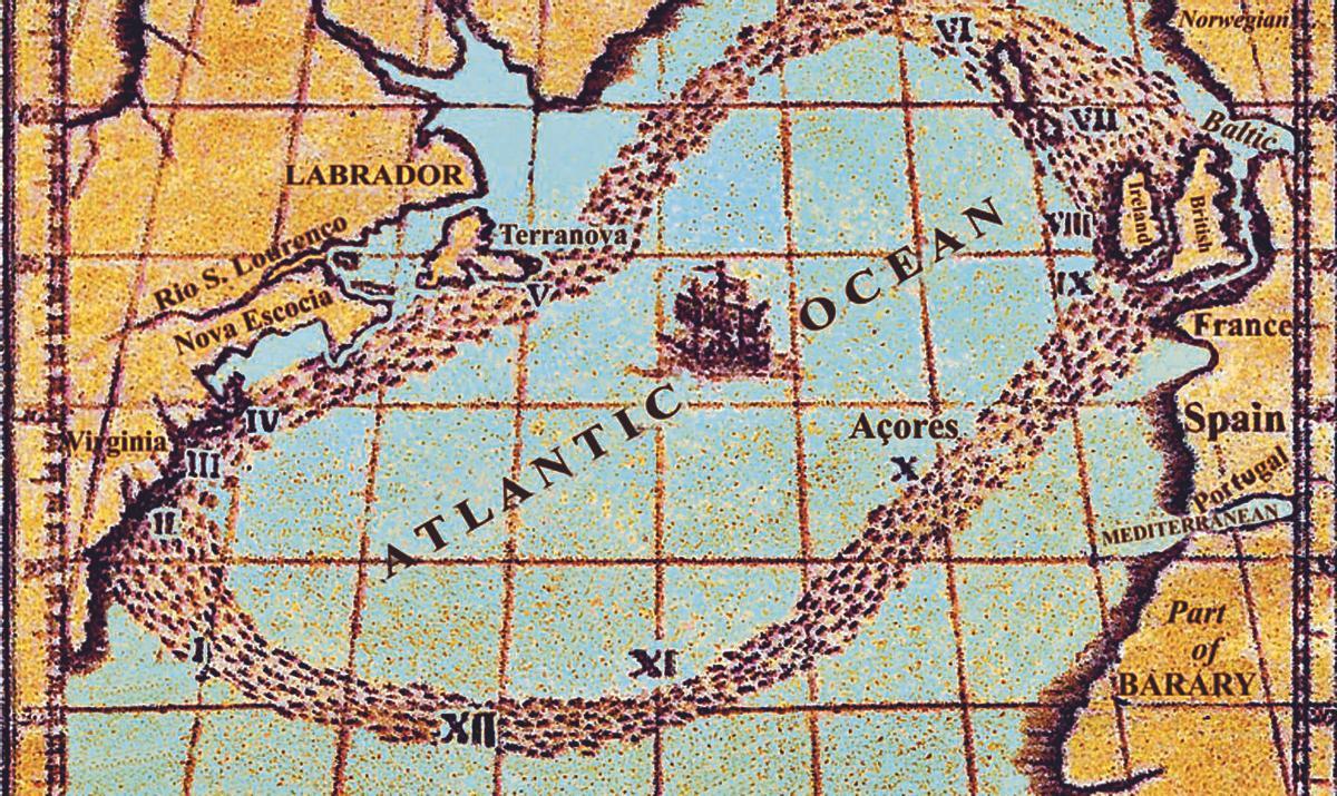 Lugre ou bacalloeiro portugués cos doris. | // ARQUIVO DO AUTOR
