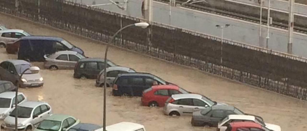 La estación del AVE aumenta el riesgo de riadas en San Blas