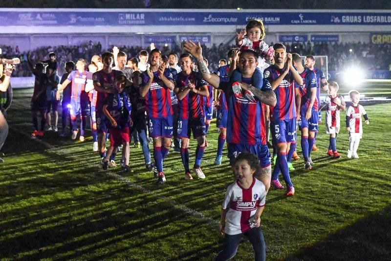 Celebración de la SD Huesca