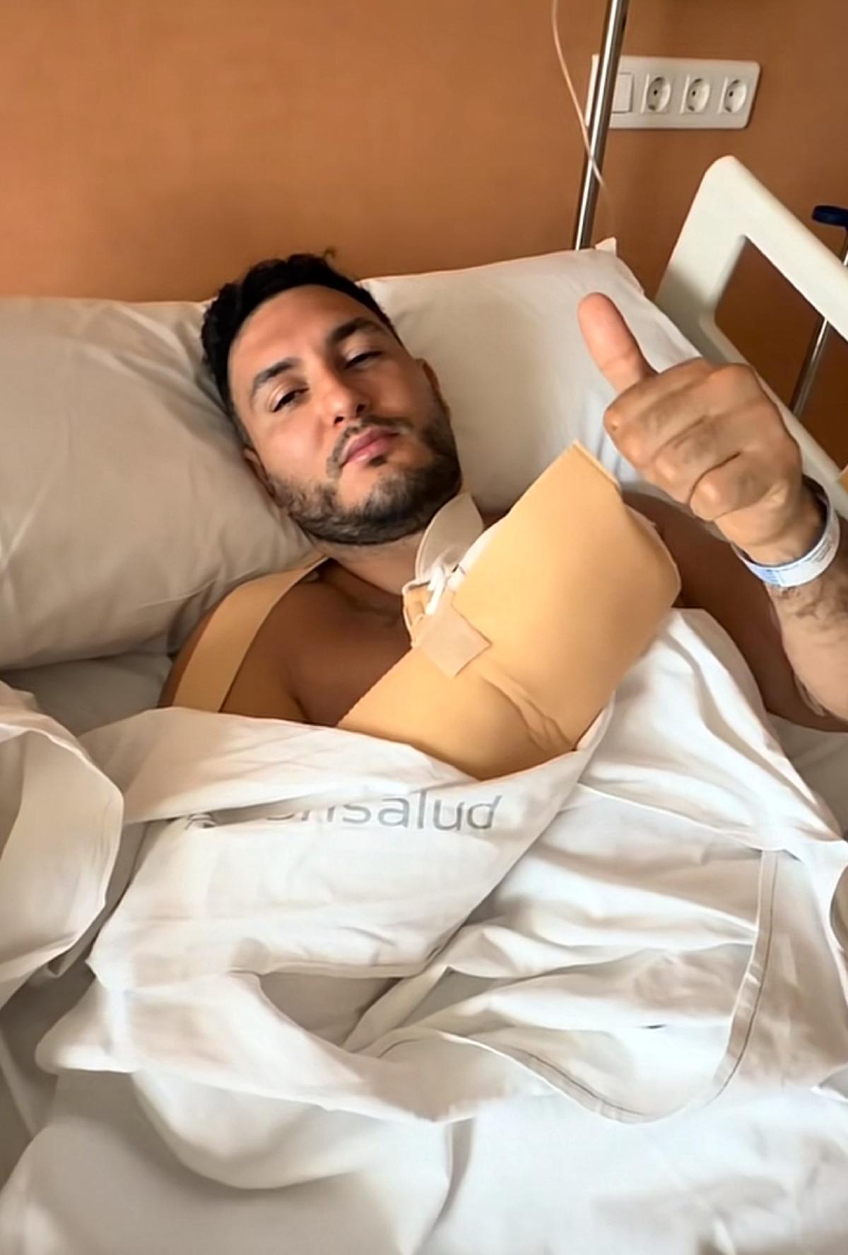 Omar Montes confirma que está bien después de tres horas de cirugía