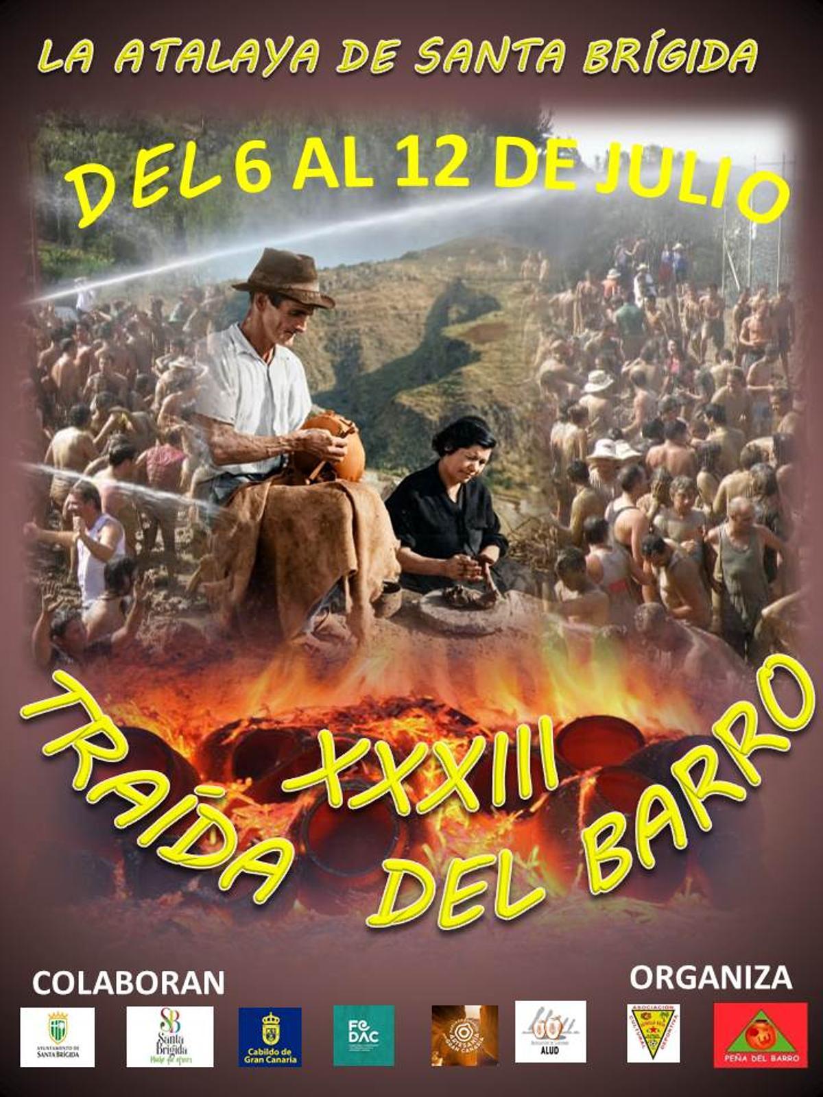 Cartel de la XXXIII edición de la Traída del Barro.