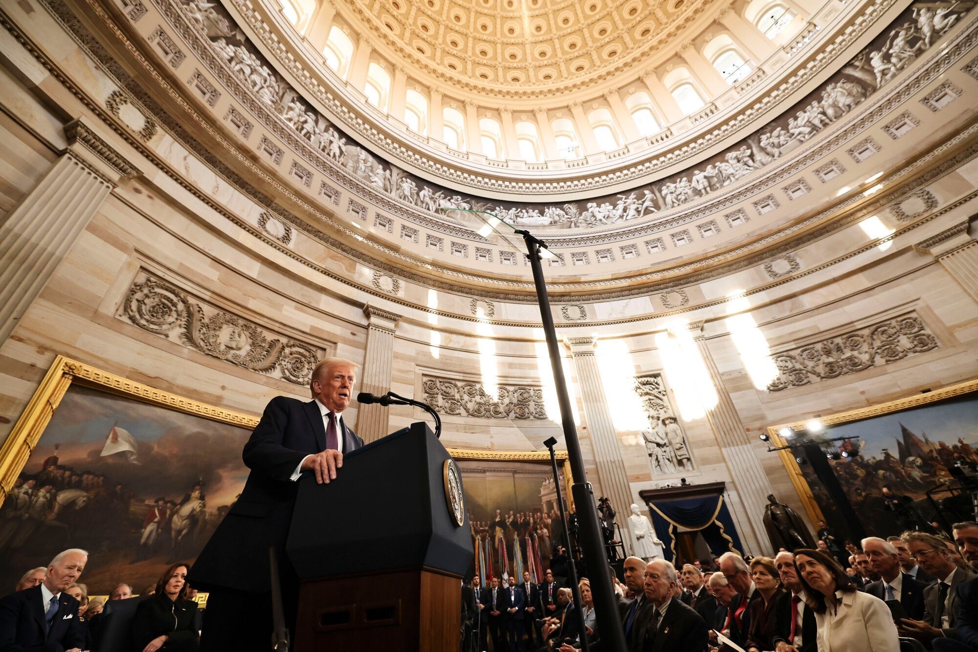 La investidura de Donald Trump, en fotos