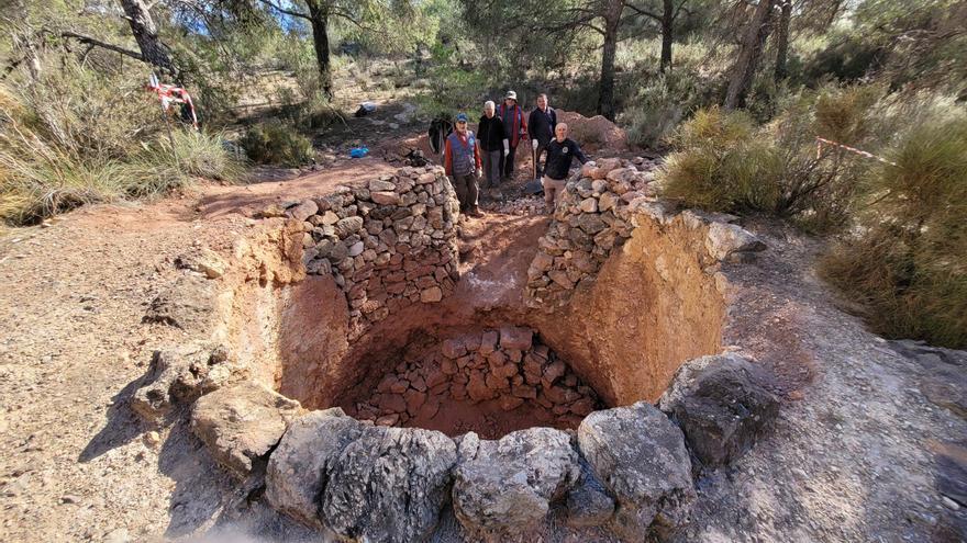 Restauran el horno calero de Sierra Espuña en Alhama de Murcia