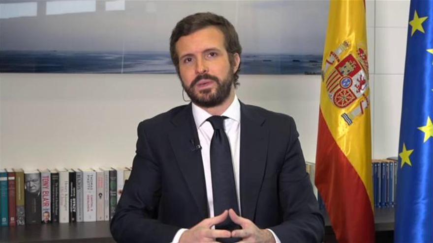 Pablo Casado: "Ante un rebrote no podemos volver a parar la economía, España debe convivir con el virus"