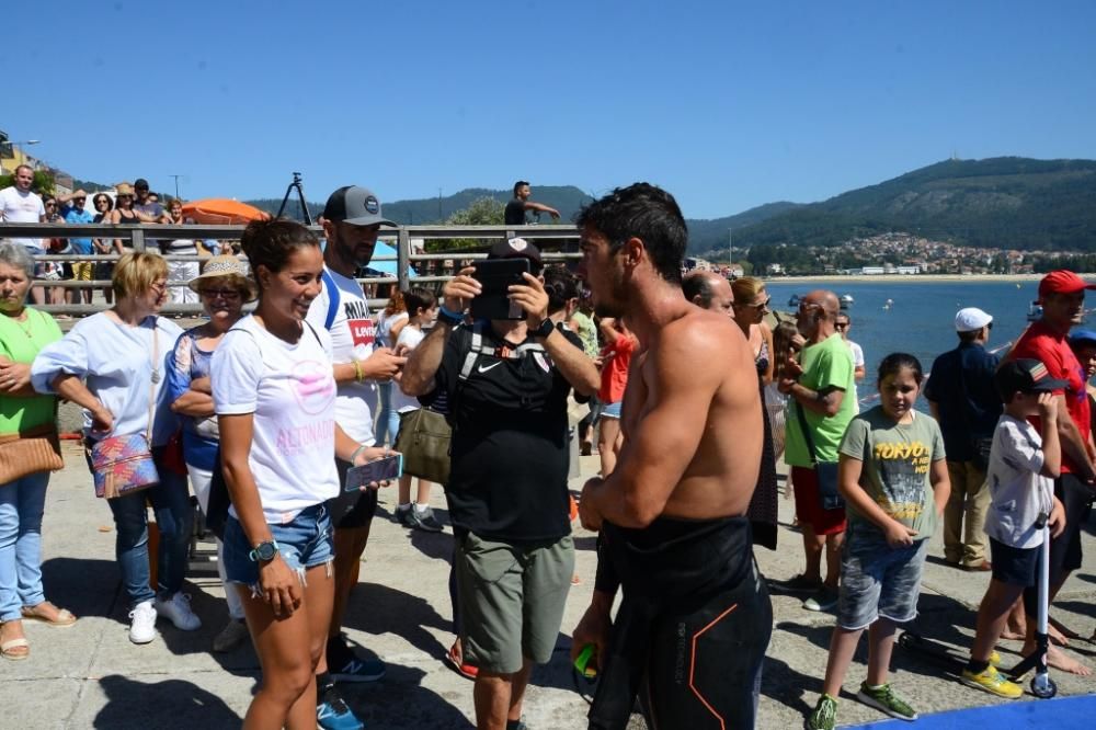 La Travesía a Nado de Moaña reúne a lo mejor del triatlón nacional