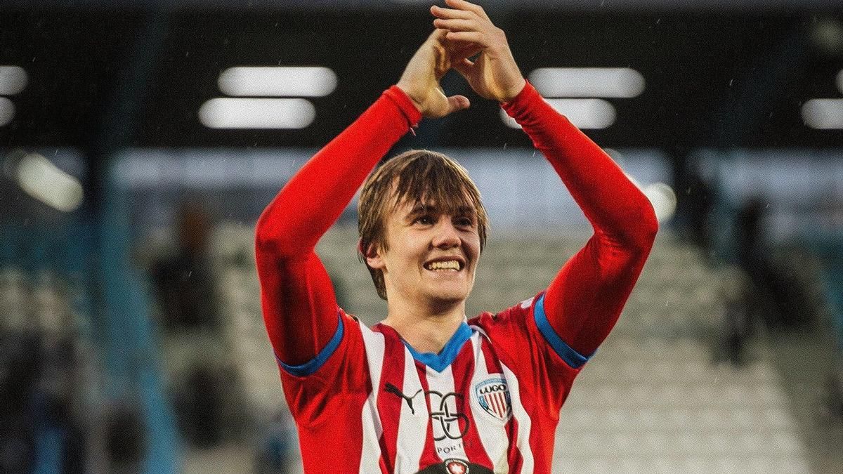 Yayo, tras un partido con el Lugo