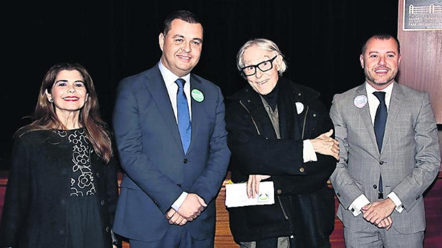 Inés Miranda, Pedro Rodríguez, Pepe Dámaso y Teodoro Sosa.