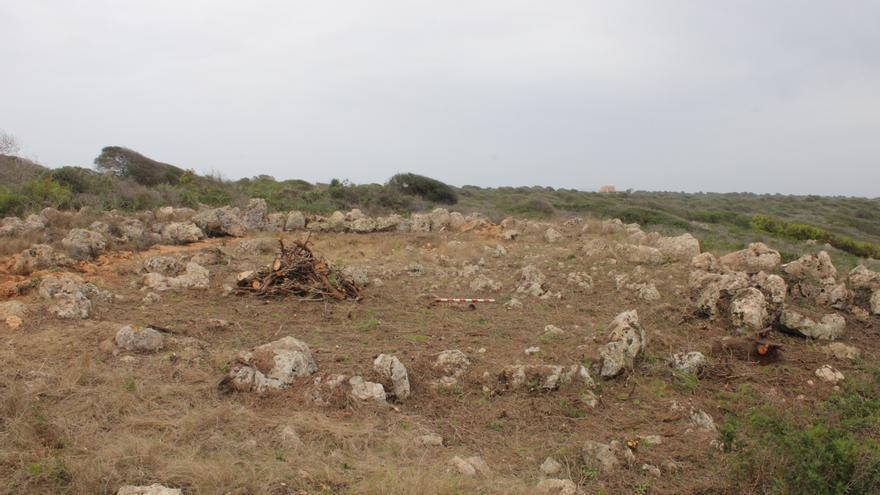 Hallan cuatro estructuras circulares en el yacimiento de sa Ferradura de Manacor