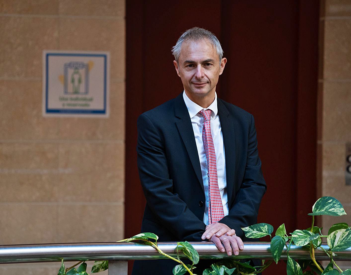 El rector de la USAL, durante su última visita al Campus Viriato. 