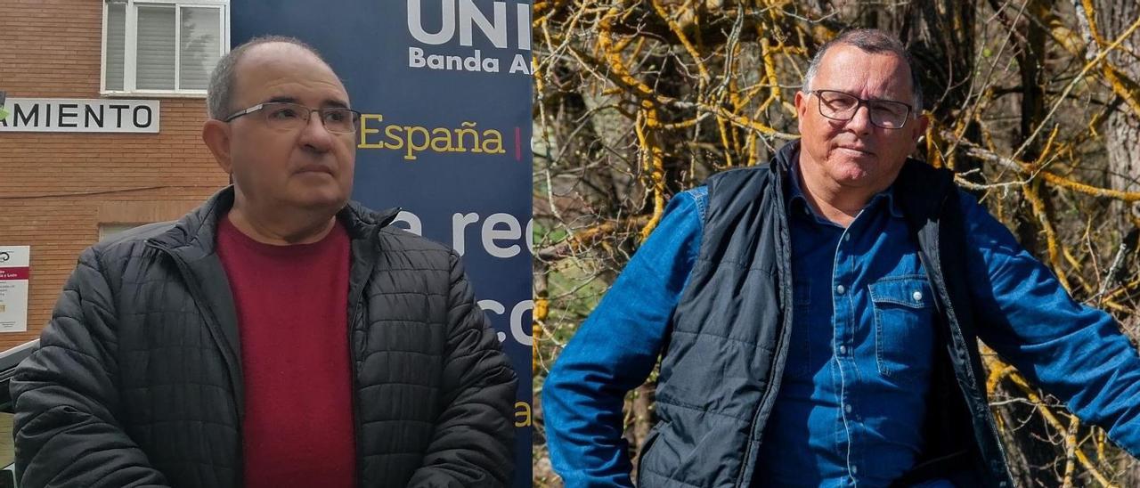 Francisco Calvo (izquierda) y Francisco Javier Martín, candidatos en Peleagonzalo