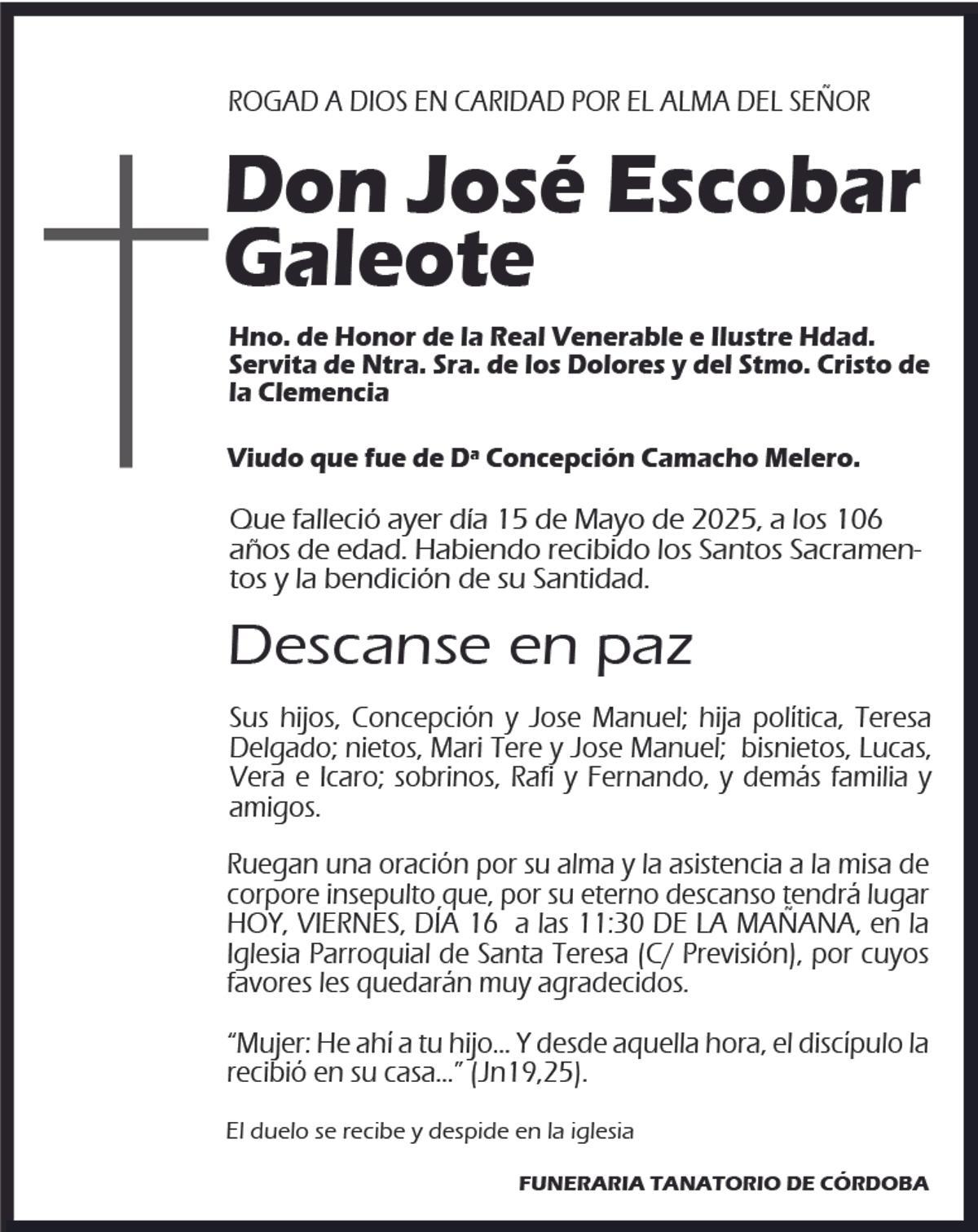José Escobar Galeote