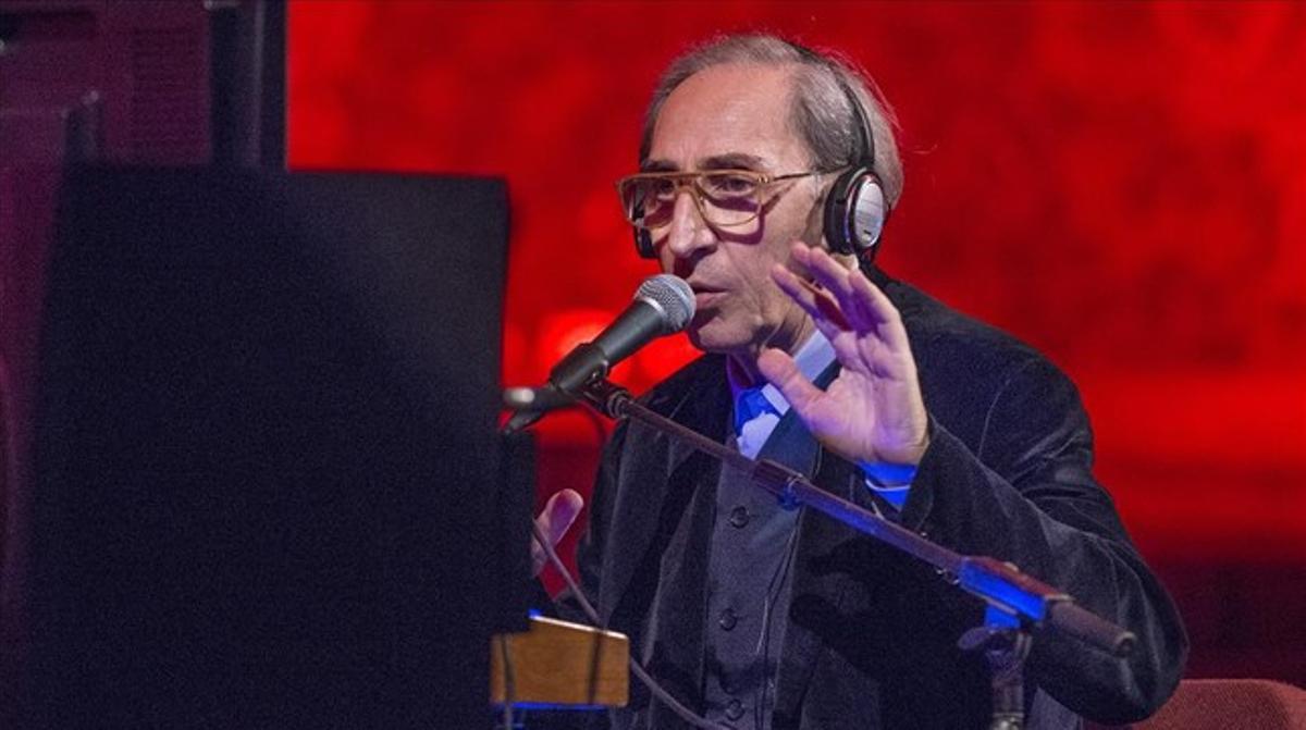 Franco Battiato en la seva última actuació a Barcelona.