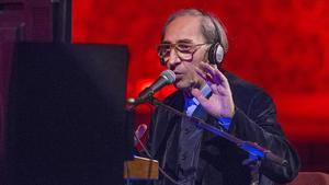 Franco Battiato en su última actuación en Barcelona.