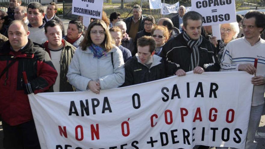 Alumnos y familiares claman por la &quot;discriminación&quot; del copago  en el centro ocupacional de Saiar