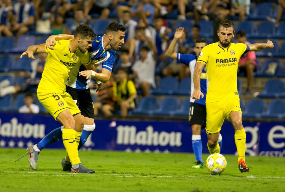 El Hércules genera dudas en su puesta de largo en el Rico Pérez al verse superado por el Villarreal B