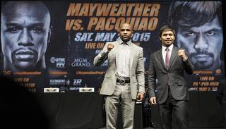 Mayweather Jr. y Pacquiao mantienen la cordialidad antes del gran combate