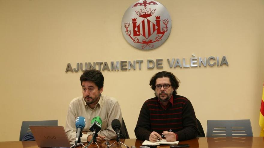 Jordi Peris y Rafael Monterde, gerente de InnDEA.