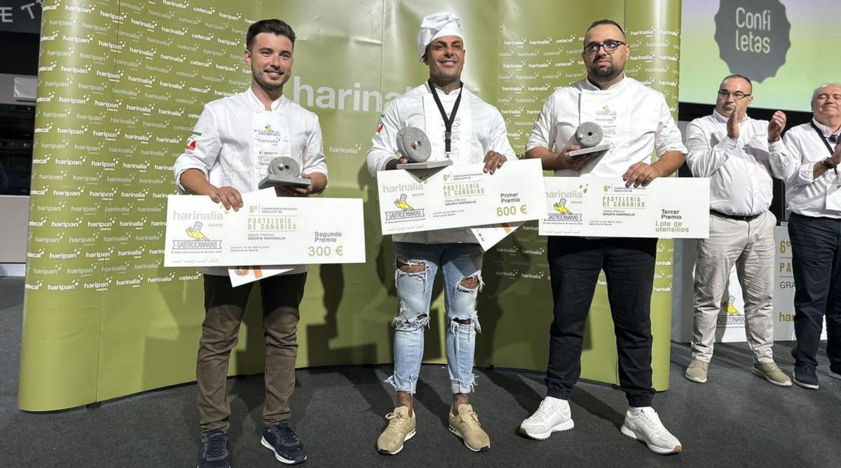 Los premiados en el 6º Campeonato de Pastelería. | | E.D.