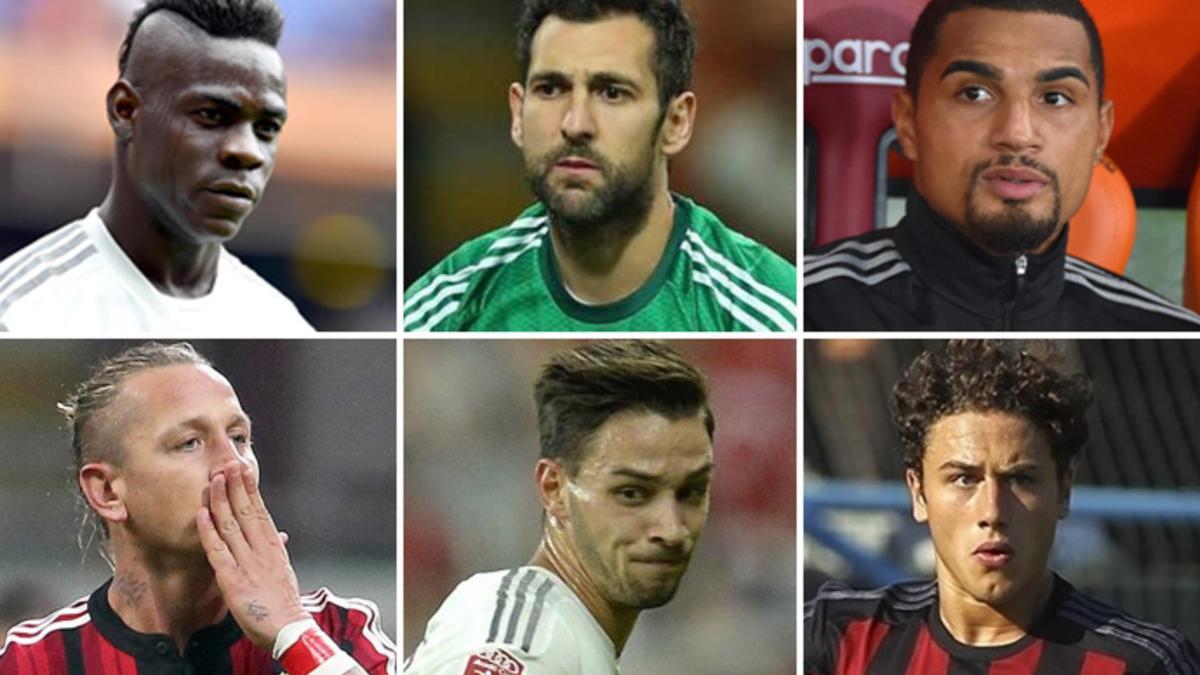 Balotelli, Diego López, Boateng, Mexès, De Sciglio y Calabria podrían salir