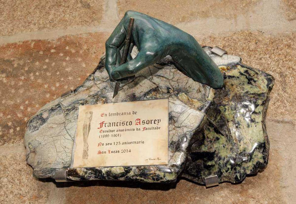 PIeza escultórica realizada por Cándido Pazos.