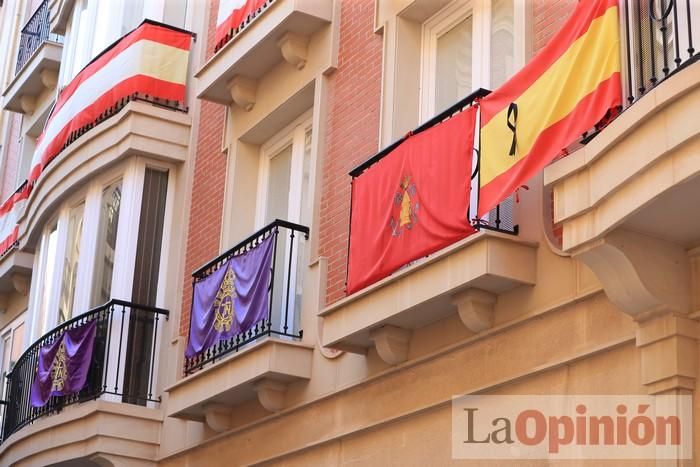 Viernes de dolores: Aplausos y salves a la patrona en Cartagena durante el confinamiento